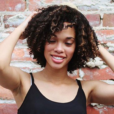 Garnier Fructis Curl Stretch Loosening Pudding - Short Hairstyle Gallery - Curly Stacked Bob - simply beautiful hairstyle